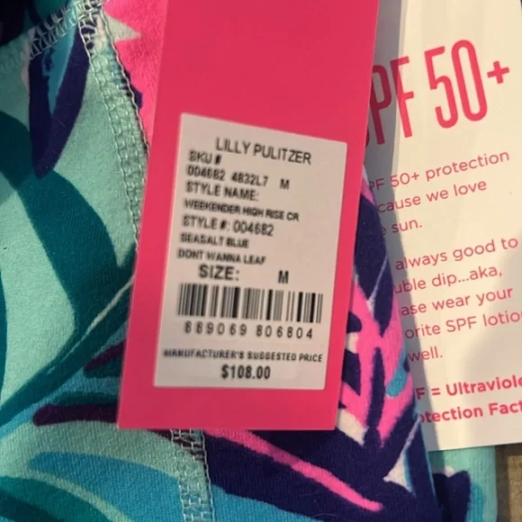 Lilly Pulitzer, UPF 50 Capri leggings - Picture 4 of 5